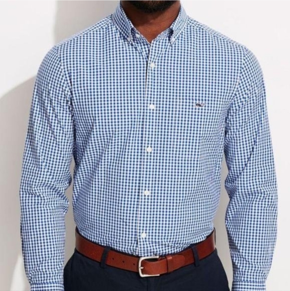Vineyard Vines Classic Fit Tucker Shirt Gingham Medium